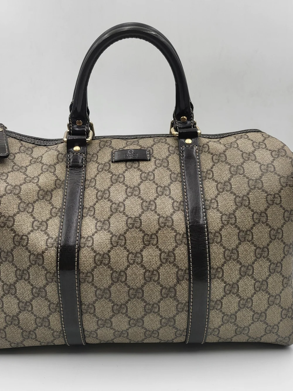 Gucci Medium GG Supreme Joy Boston 30 Bag, Authentic !!.